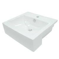 Thumbnail for Fauceture EV4034 Concord Vessel Sink, White Bathroom Sink Kingston Brass White 