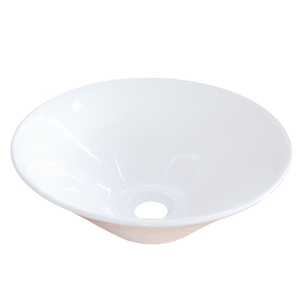 Fauceture EV4037 Soho Vessel Sink, White Bathroom Sink Kingston Brass Default Title 