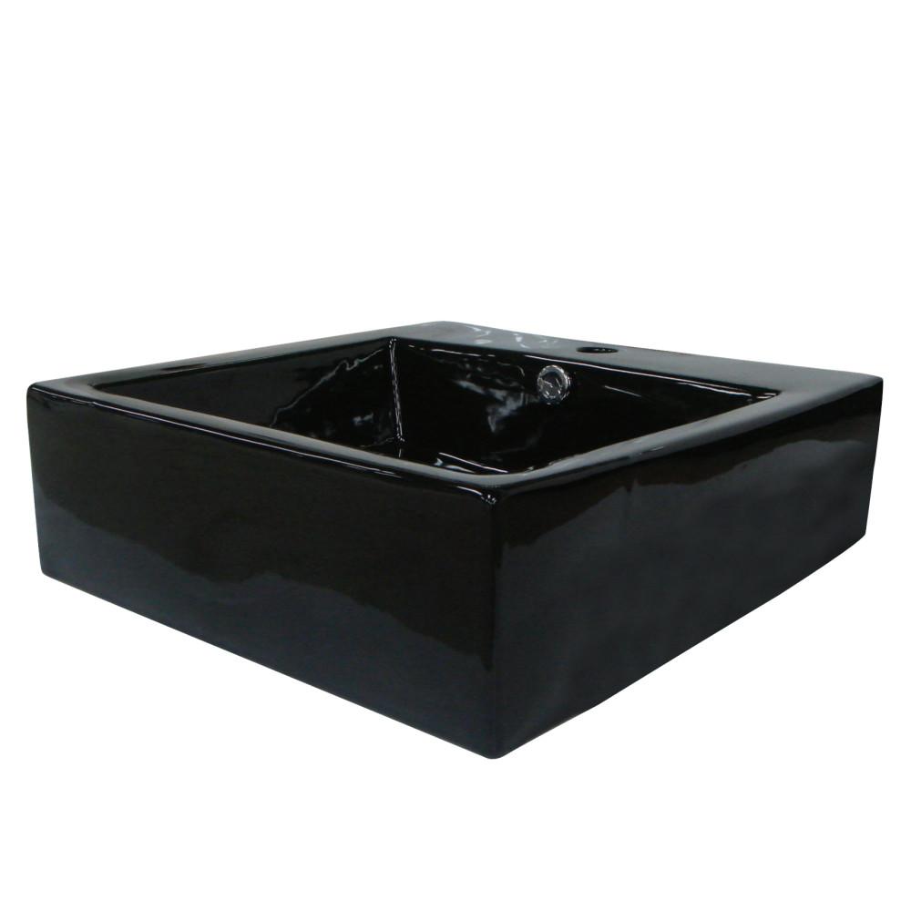 Fauceture EV4042 Commodore Vessel Sink, White Bathroom Sink Kingston Brass Black 