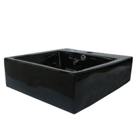 Thumbnail for Fauceture EV4042 Commodore Vessel Sink, White Bathroom Sink Kingston Brass Black 