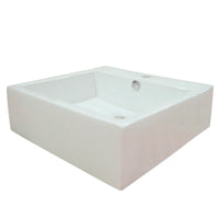 Thumbnail for Fauceture EV4042 Commodore Vessel Sink, White Bathroom Sink Kingston Brass White 