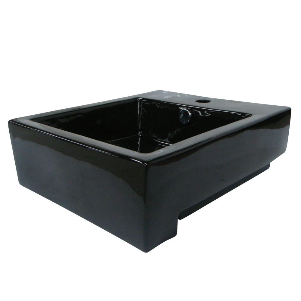 Fauceture EV4076 Citadel Vessel Sink, White Bathroom Sink Kingston Brass Black 