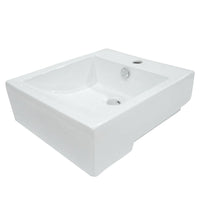 Thumbnail for Fauceture EV4076 Citadel Vessel Sink, White Bathroom Sink Kingston Brass White 