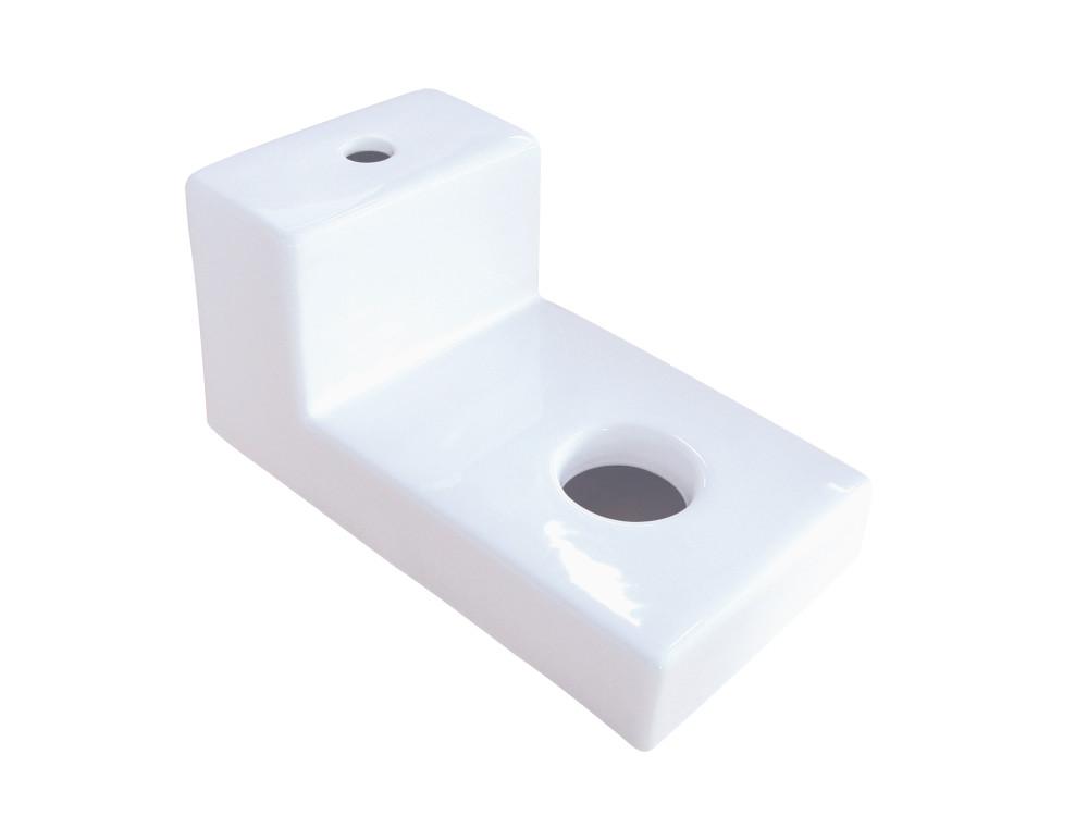 Fauceture EV4100 Wall Mount Basin Holder, White Bathroom Sink Kingston Brass Default Title 