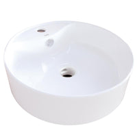 Thumbnail for Fauceture EV4104 Uno Vessel Sink, White Bathroom Sink Kingston Brass Default Title 