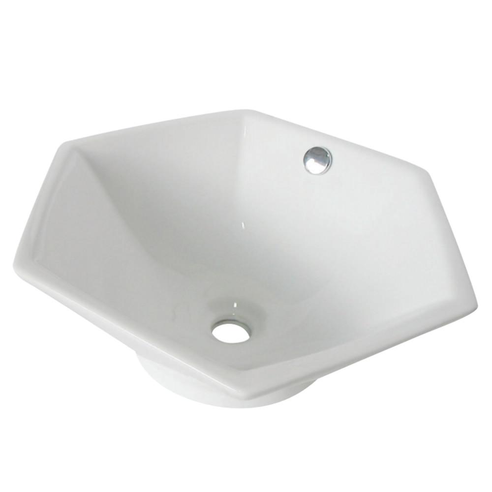 Fauceture EV4106 Metropolitan Vessel Sink, White Bathroom Sink Kingston Brass Default Title 