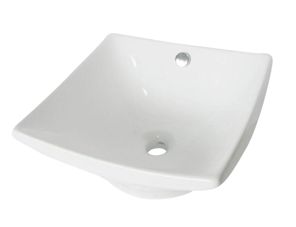 Fauceture EV4220 Courtyard Vessel Sink, White Bathroom Sink Kingston Brass Default Title 