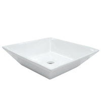 Thumbnail for Fauceture EV4256 Artisan Vessel Sink, White Bathroom Sink Kingston Brass White 