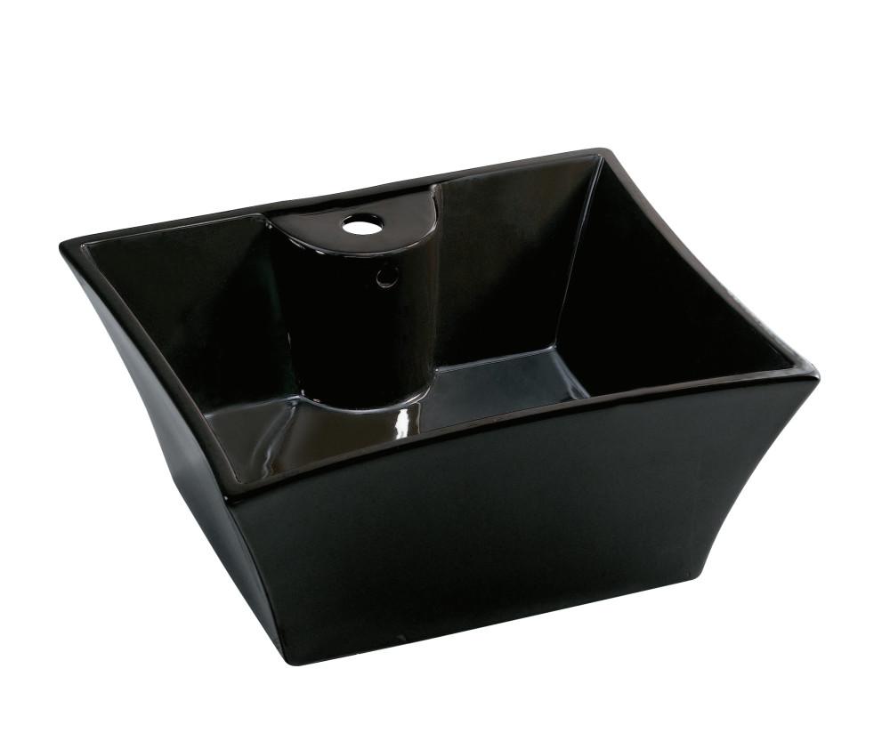 Fauceture EV4449 Forte Prime Vessel Sink, White Bathroom Sink Kingston Brass Black 