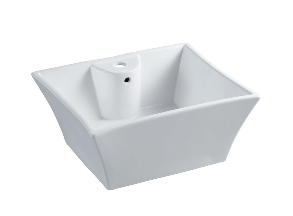 Fauceture EV4449 Forte Prime Vessel Sink, White Bathroom Sink Kingston Brass White 