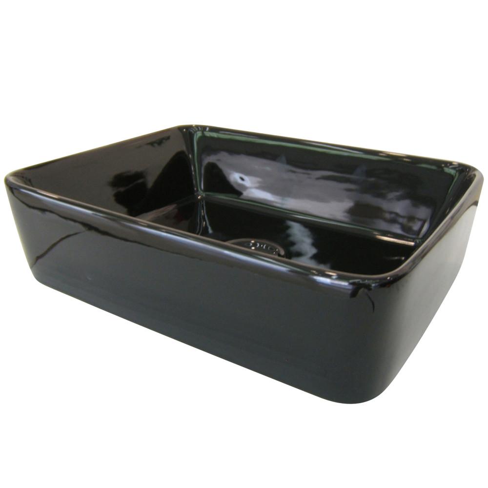 Fauceture EV5102 French Vessel Sink, White Bathroom Sink Kingston Brass Black 