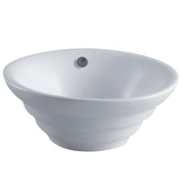 Thumbnail for Fauceture EV5117 Allegro Vessel Sink, White Bathroom Sink Kingston Brass Default Title 