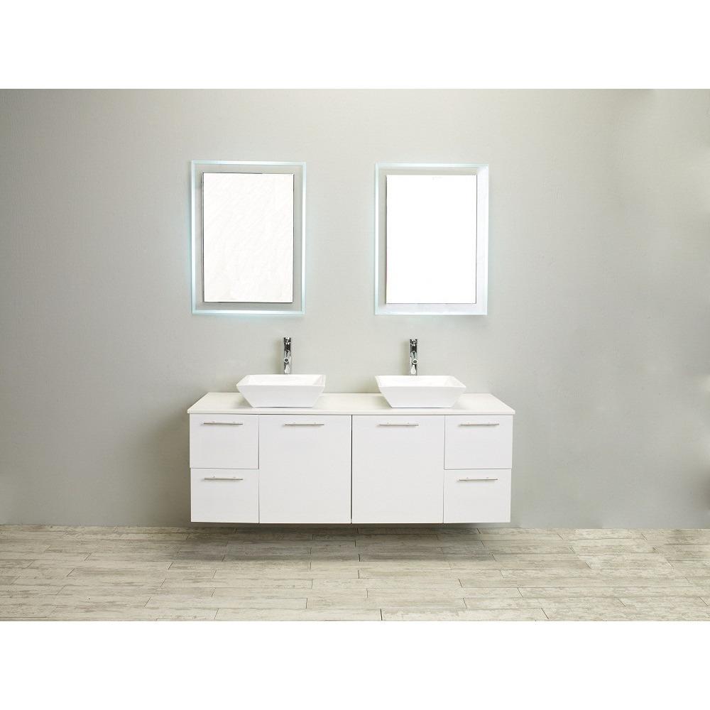 Eviva Luxury 60-inch White bathroom cabinet only Vanity Eviva 