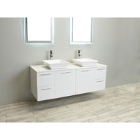 Thumbnail for Eviva Luxury 60-inch White bathroom cabinet only Vanity Eviva 