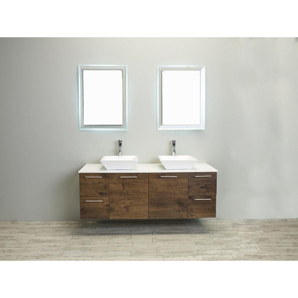 Eviva Luxury 60-inch Rosewood bathroom cabinet only Vanity Eviva 