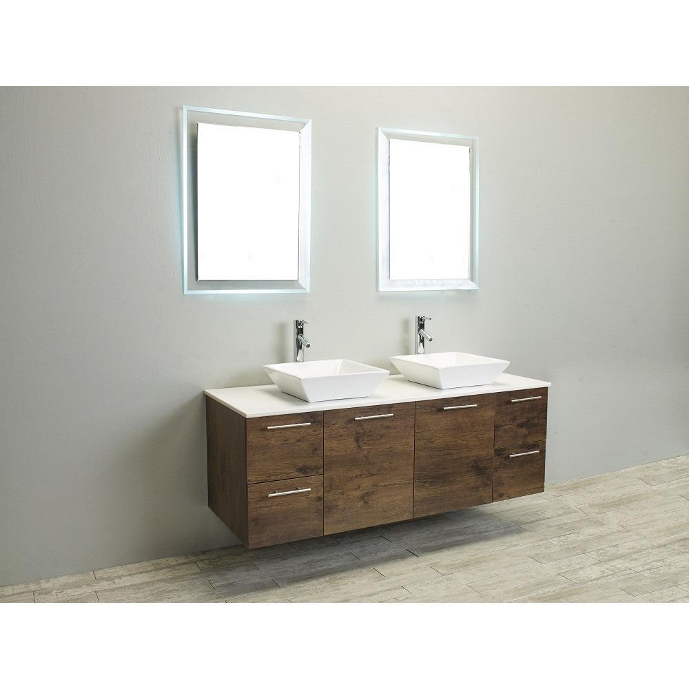 Eviva Luxury 60-inch Rosewood bathroom cabinet only Vanity Eviva 