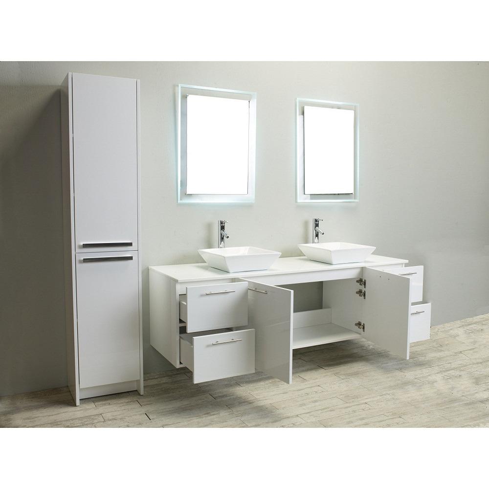 Eviva Luxury 72-inch White bathroom cabinet only Vanity Eviva 