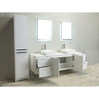 Thumbnail for Eviva Luxury 72-inch White bathroom cabinet only Vanity Eviva 