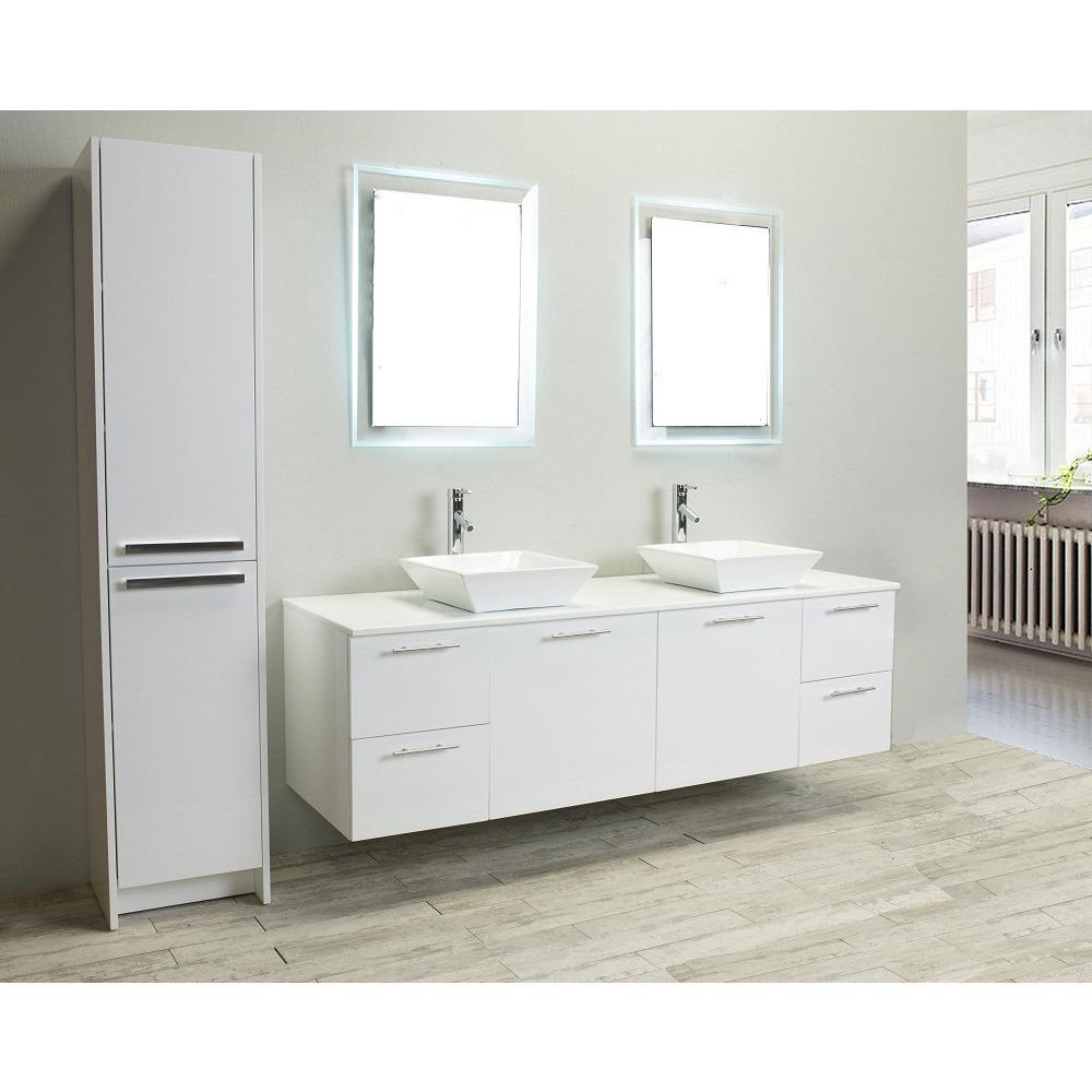 Eviva Luxury 72-inch White bathroom cabinet only Vanity Eviva 