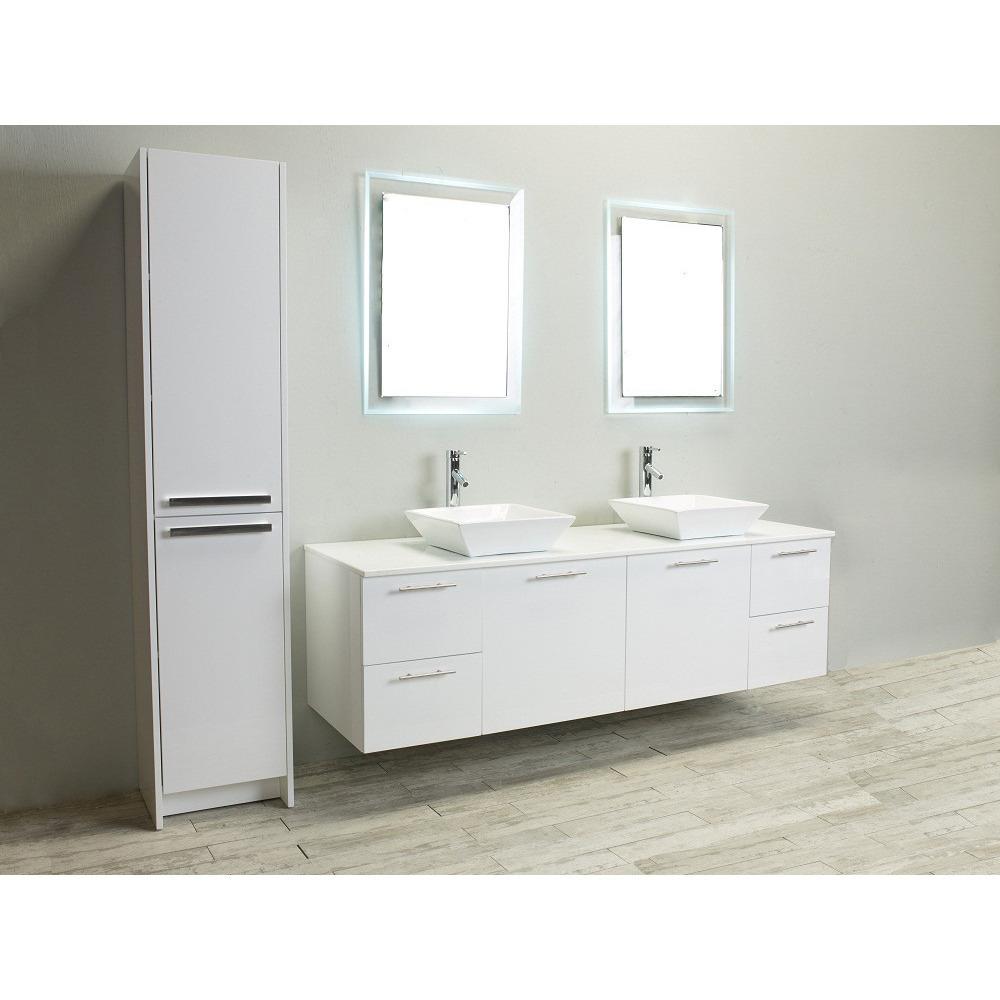 Eviva Luxury 72-inch White bathroom cabinet only Vanity Eviva 