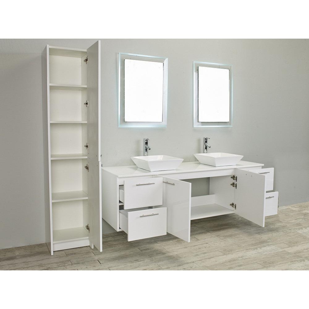 Eviva Luxury 72-inch White bathroom cabinet only Vanity Eviva 