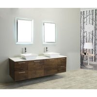Thumbnail for Eviva Luxury 72-inch Rosewood bathroom cabinet only Vanity Eviva 