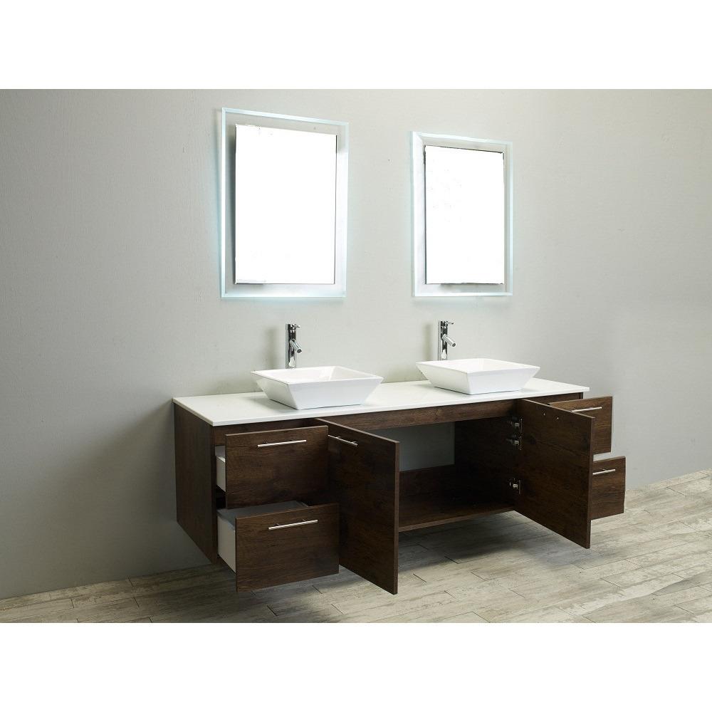 Eviva Luxury 72-inch Rosewood bathroom cabinet only Vanity Eviva 