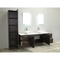 Thumbnail for Eviva Luxury 72-inch Grey Oak bathroom cabinet only Vanity Eviva 