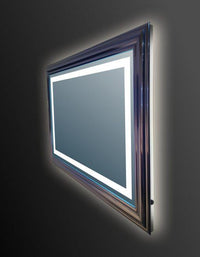 Thumbnail for Eviva EVMR33-35X24-LED Lite Wall Mounted Modern Bathroom Vanity Backlit Lighted LED Mirror LED Mirror Eviva 