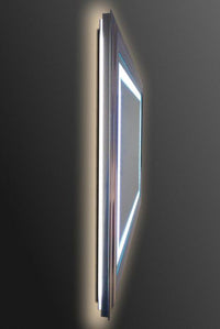 Thumbnail for Eviva EVMR33-35X24-LED Lite Wall Mounted Modern Bathroom Vanity Backlit Lighted LED Mirror LED Mirror Eviva 