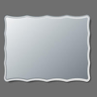 Thumbnail for Eviva Curvy 31″ Frameless Bathroom Wall Mirror Wall Mirror Eviva 