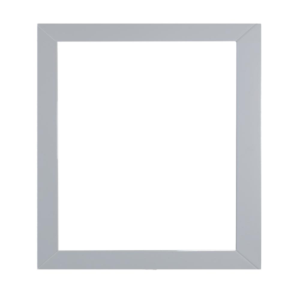 Eviva Aberdeen 30″ Framed Bathroom Wall Mirror Wall Mirror Eviva Grey 