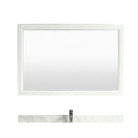 Thumbnail for Eviva Aberdeen 60″ Framed Bathroom Wall Mirror Wall Mirror Eviva White 
