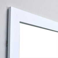 Thumbnail for Eviva New York Bathroom Vanity Mirror Full Frame White 60X30 Wall Mount Wall Mirror Eviva 