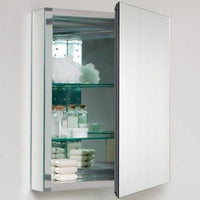 Thumbnail for Eviva Lazy 20 inch all mirror wall mount/recessed medicine cabinet with no lights Bathroom Vanity Eviva 