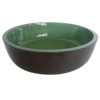 Thumbnail for Fauceture EVSDLCB1 Double Layer Glass Vessel Bathroom Sink Bathroom Sink Kingston Brass Emerald 