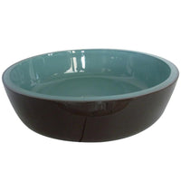 Thumbnail for Fauceture EVSDLCB1 Double Layer Glass Vessel Bathroom Sink Bathroom Sink Kingston Brass Glacier 