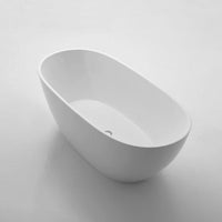 Thumbnail for Eviva Clair 67″ Freestanding White Acrylic Bathtub Bathroom Vanity Eviva 