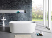 Thumbnail for Eviva Tiffany Free Standing 60″ Acrylic Bathtub Bathroom Vanity Eviva 