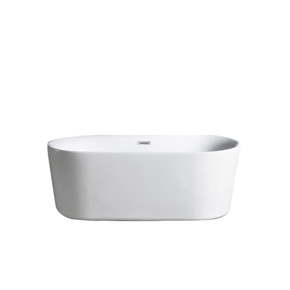 Eviva Tiffany Free Standing 60″ Acrylic Bathtub Bathroom Vanity Eviva 