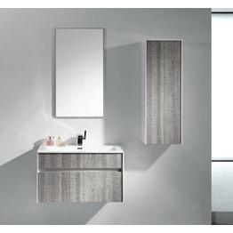 Eviva Ashy 36" Wall Mount Modern Vanity Set High Gloss Ash Gray with White Integrated Sink Vanity Eviva 