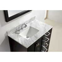 Thumbnail for Eviva Aberdeen 36 Transitional Espresso Vanity with White Carrera Countertop Vanity Eviva 