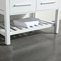 Thumbnail for Eviva EVVN503-42WH Natalie F. 42 in. White Bathroom Vanity Bathroom Vanity Eviva 