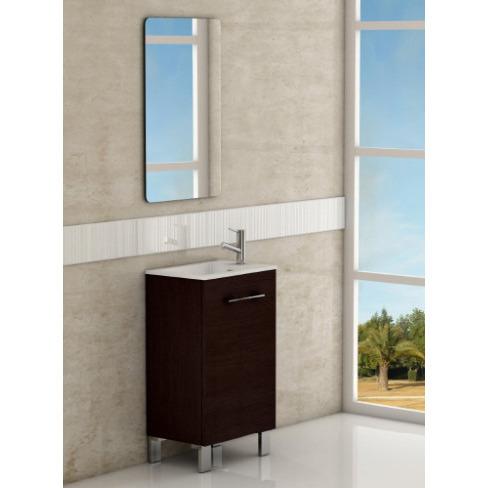 Eviva Kandy® 20" Wenge Modern Vanity with White integrated Acrylic Sink Vanity Eviva 