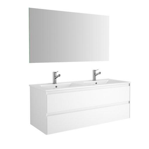 Eviva Bloom 48″ Matt White Bathroom Vanity with White Integrated Porcelain Sink Vanity Eviva 