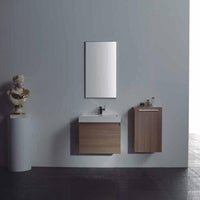 Thumbnail for Eviva Drop 24″ Light-Oak Wall Mount Modern Bathroom Vanity with White Integrated Acrylic Sink Vanity Eviva 
