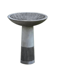 Thumbnail for Equinox Cast Stone Outdoor Garden Birdbath(1pc) BirdBath Campania International 