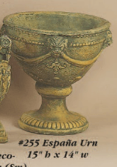 Thumbnail for Espana Urn Cast Stone Outdoor Garden Planter Planter Tuscan 