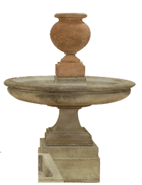 Thumbnail for Etruria Urn Short Outdoor Cast Stone Garden Fountain Fountain Tuscan 
