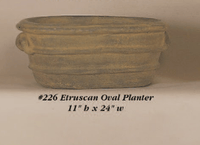Thumbnail for Etruscan Planter Cast Stone Outdoor Garden Planter Planter Tuscan 